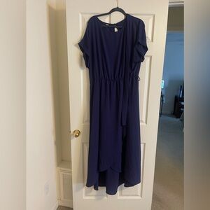 Navy flowy Chic Soul dress